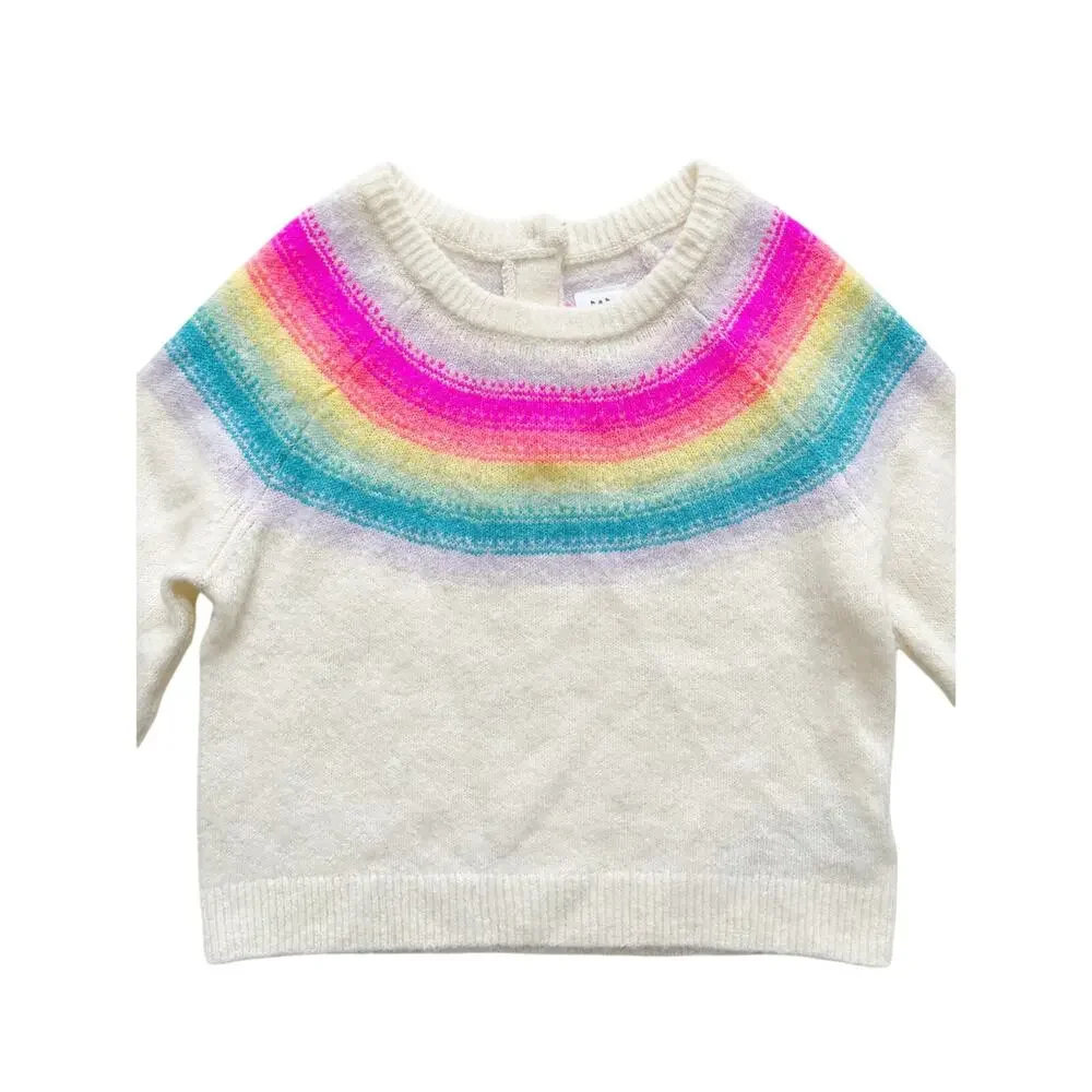 Gap Rainbow Stripe Sweater Size 18-24m